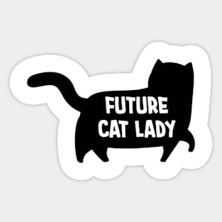 Future Cat Lady Sticker